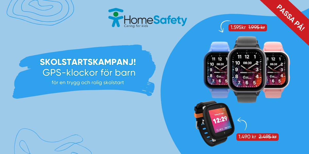 GPS-klocka Barn kampanj Back to school