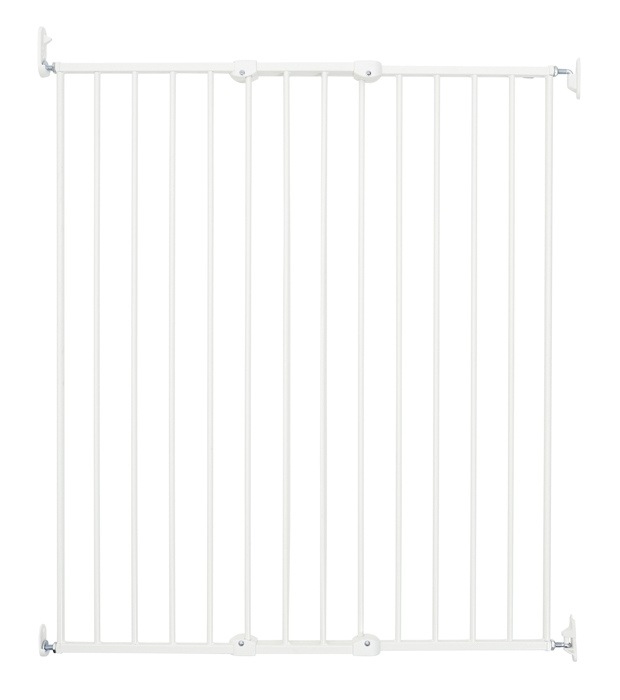 Hundgrind PET Gate Streamline metall BabyDan, 62,5-106,8 cm, vit