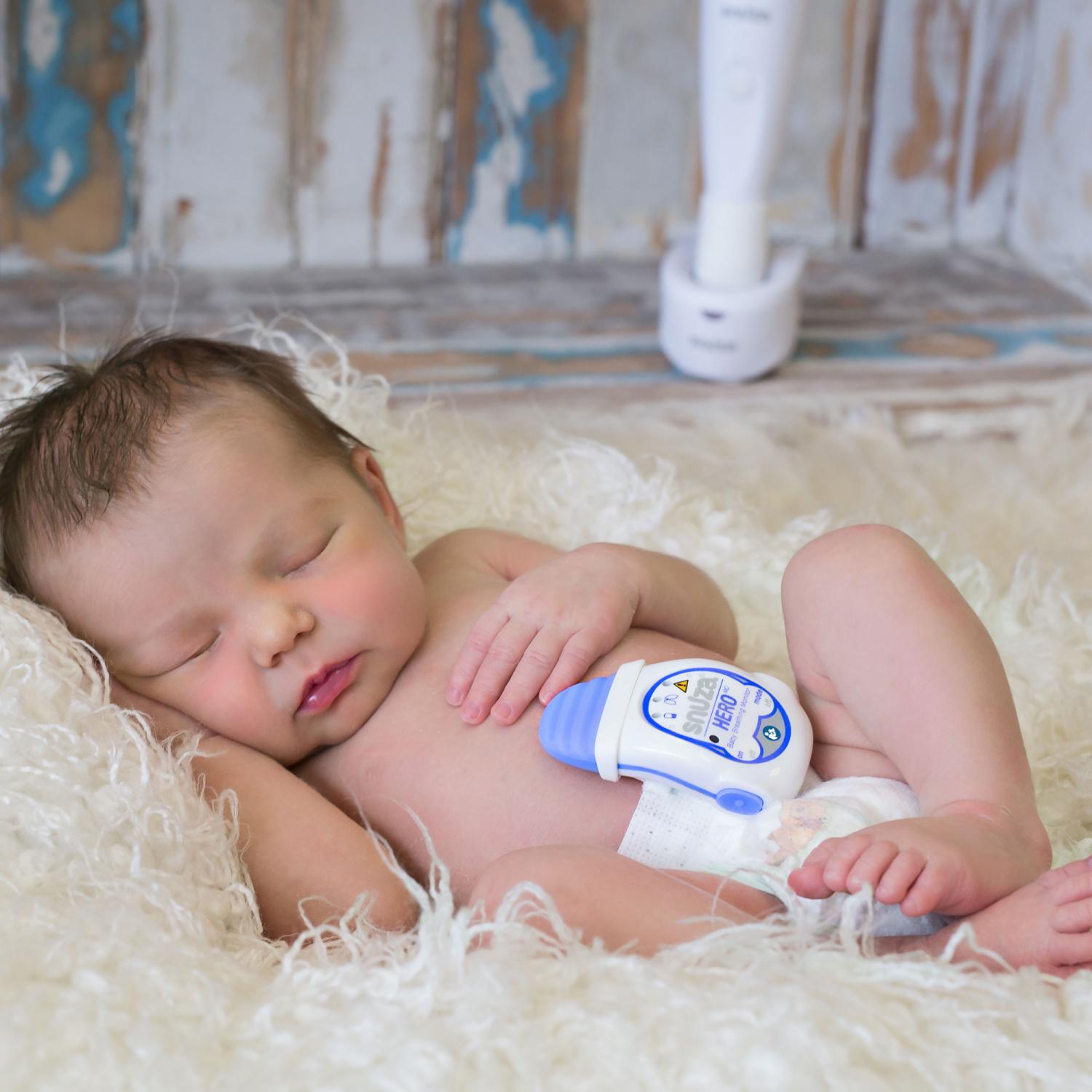 Köp populära Snuza Hero MD Mobilt Andningslarm Online HomeSafety