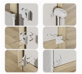 Rullgardinsgrind SafetyGate Lucas 140 cm, HomeSafety
